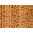 thumbnail image 1 of Ahgly Company Indoor Rectangle Solid Orange Modern Area Rugs, 4' x 6', 1 of 4