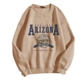 thumbnail image 3 of HNMKIU Crewneck Sweatshirt Women Fall/Winter Print Sweatshirt Without Hoodie, 3 of 3