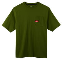 Milwaukee Heavy Duty Green Pocket Short Sleeve T-Shirt