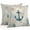 Turquoise Beige, variant on Retro Sunflowers Throw Pillow Covers 20x20 Inch Set of 2, Rustic Floral Butterflies Spring Summer Waterproof Outdoor Pillow Covers, Decorative Cushion Pillowcases for Couch, Sofa, Bed, Garden, Patio