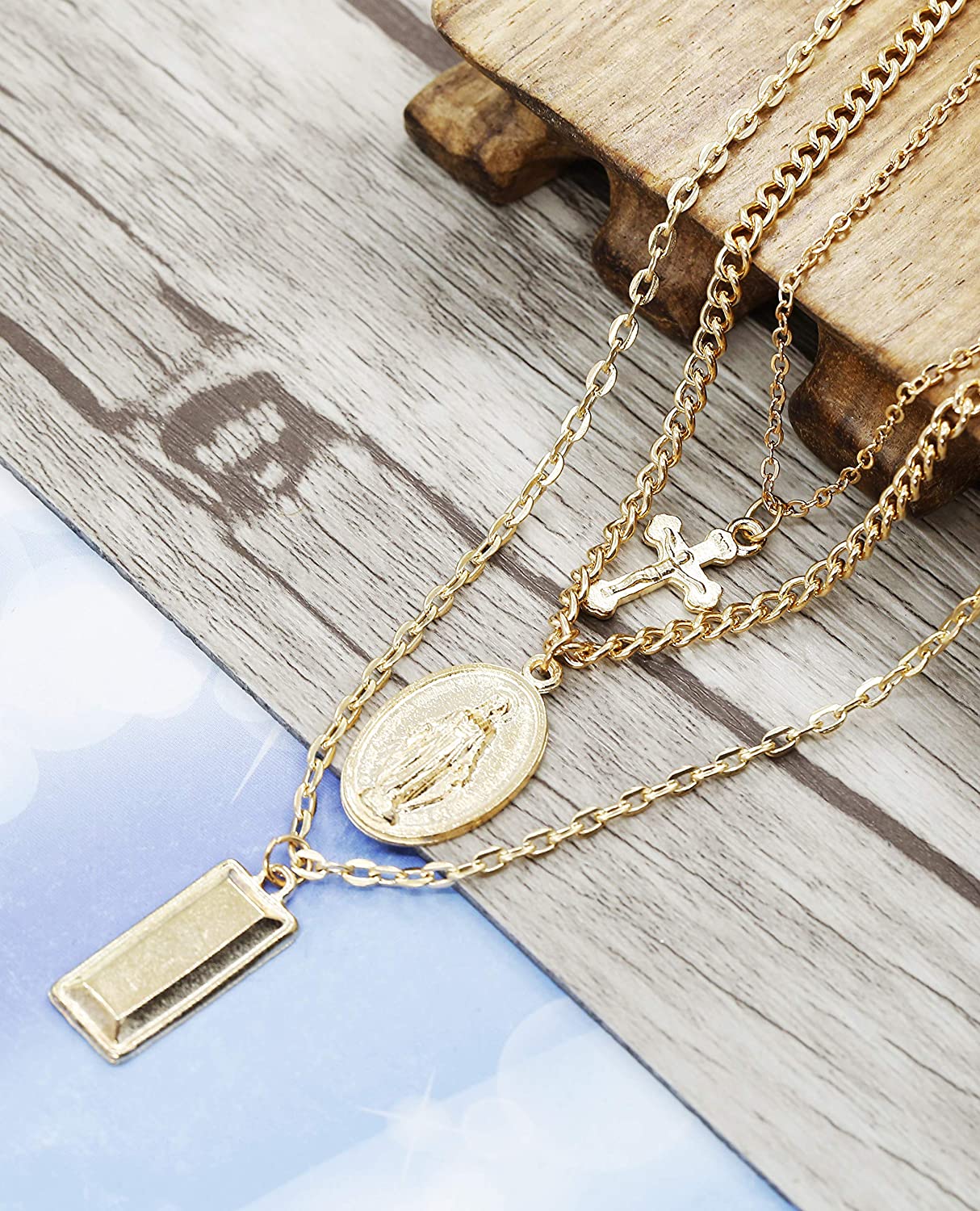 アクセサリー Ladies layered necklaces 61dKQYQRxIL.jpg