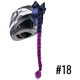 thumbnail image 1 of Trenzas de cola de caballo para casco de motocicleta, coleta doble con aire, para cascos de moto, 1 of 3
