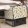 thumbnail image 7 of Lsque Bee and Flowers Print 4 Slice Toaster Cover , Kitchen Appliance Dustproof Protector , Toaster Protector Dustproof Kitchen Appliance Cover, 7 of 7