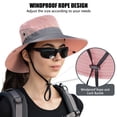 thumbnail image 5 of Roam Rider Sunhat with Ponytail Hole for Women,Foldable Packable Breathable Summer Caps,Beach Hats with Wide Brim for UV Protection,Ladies Outdoor Tribe Sun Hats for Hiking,Travel,Fishing,Gardening, 5 of 8