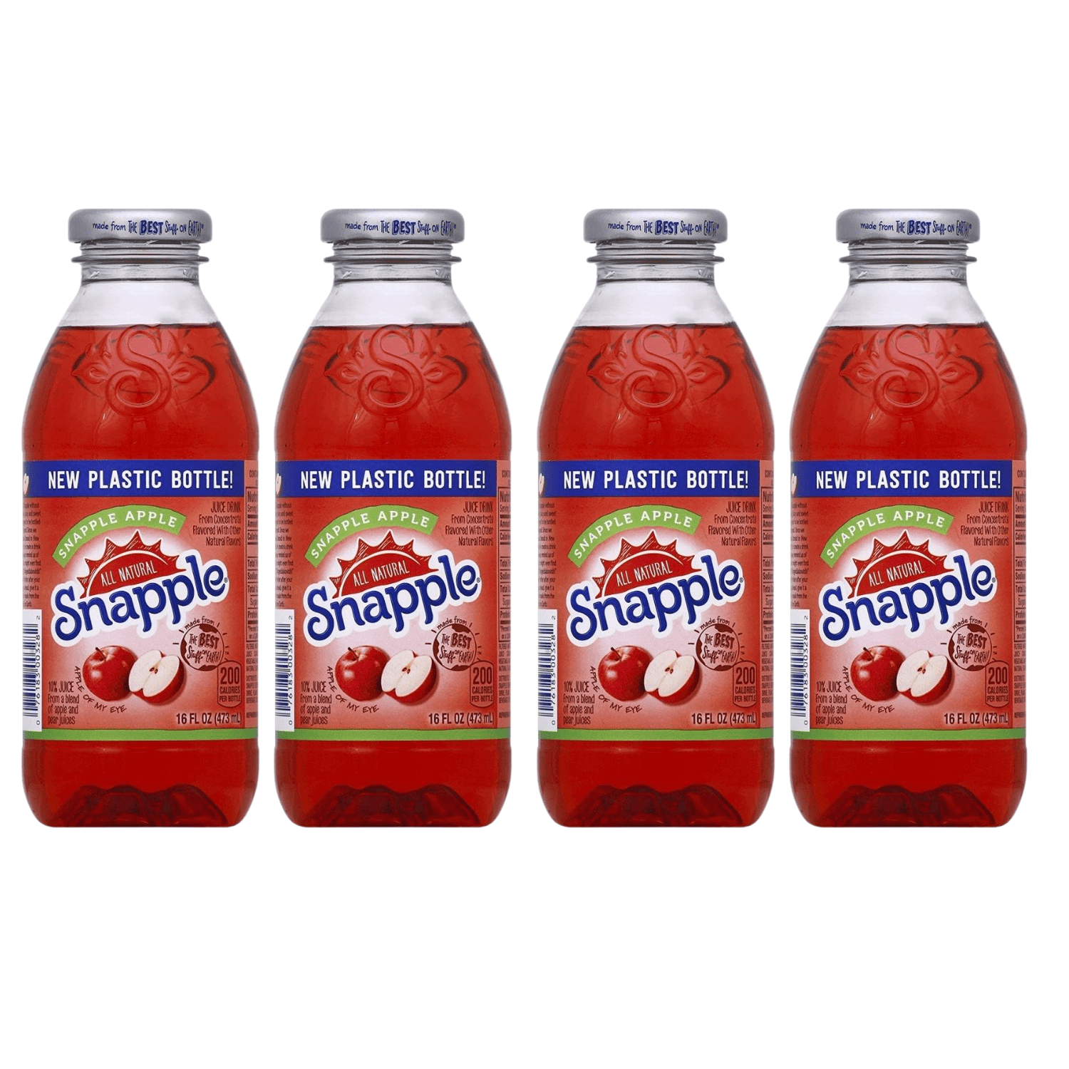 Snapple Apple Juice Drinks 16 fl. oz Made from Juicy Crisp Red Ripe