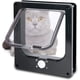 thumbnail image 4 of Puertas para gatos, puerta magnética para mascotas con cerradura giratoria de 4 vías para gatos, gatitos y gatitos (mediano, negro)-XL puerta para mascotas resistente a la intemperie, 4 of 5