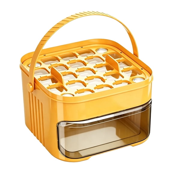Portable Ice Maker with Insulated Bag Easy Press Lid for Home Kitchen Outdoor Camping Parties And Beverage Preparation