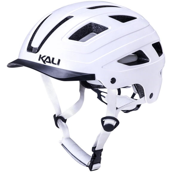 Kali Protectives Cruz Adult Helmet Battery Taillight Solid White, Large/X-Large