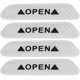 thumbnail image 1 of BRILLAR Juego de pegatinas reflectantes de advertencia para puerta de coche, 12 piezas, cinta de seguridad blanca, 1 of 5