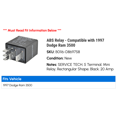 thumbnail image 2 of ABS Relay - Compatible with 1997 Dodge Ram 3500, 2 of 2