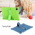 thumbnail image 4 of Dteck Case For iPad Pro 11 2020 / 2018 Released Shockproof Silicone Anti Slip Kids Friendly Protective Hard PC Kickstand Cover, green, 4 of 4