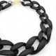 thumbnail image 3 of Vintage Resin Acrylic Collar Chunky Choker Statement Bib Chain Necklace Pendants, 3 of 5