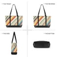 thumbnail image 6 of FORMRS Canvas Laptop Tote Bag for Women with 15.6" Computer Compartments Shoulder Handbag, Striped Pattern, 6 of 7