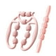 thumbnail image 5 of 2 rodillos de masaje, rodillo muscular, ejercicio, entrenamiento, herramienta multifuncional de masaje de piernas, abrazadera circular para muslos, rosa, 5 of 8