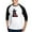 Black/White, variant on CafePress - Costumed Pitbull Halloween - Cotton Baseball Jersey, 3/4 Raglan Sleeve Shirt