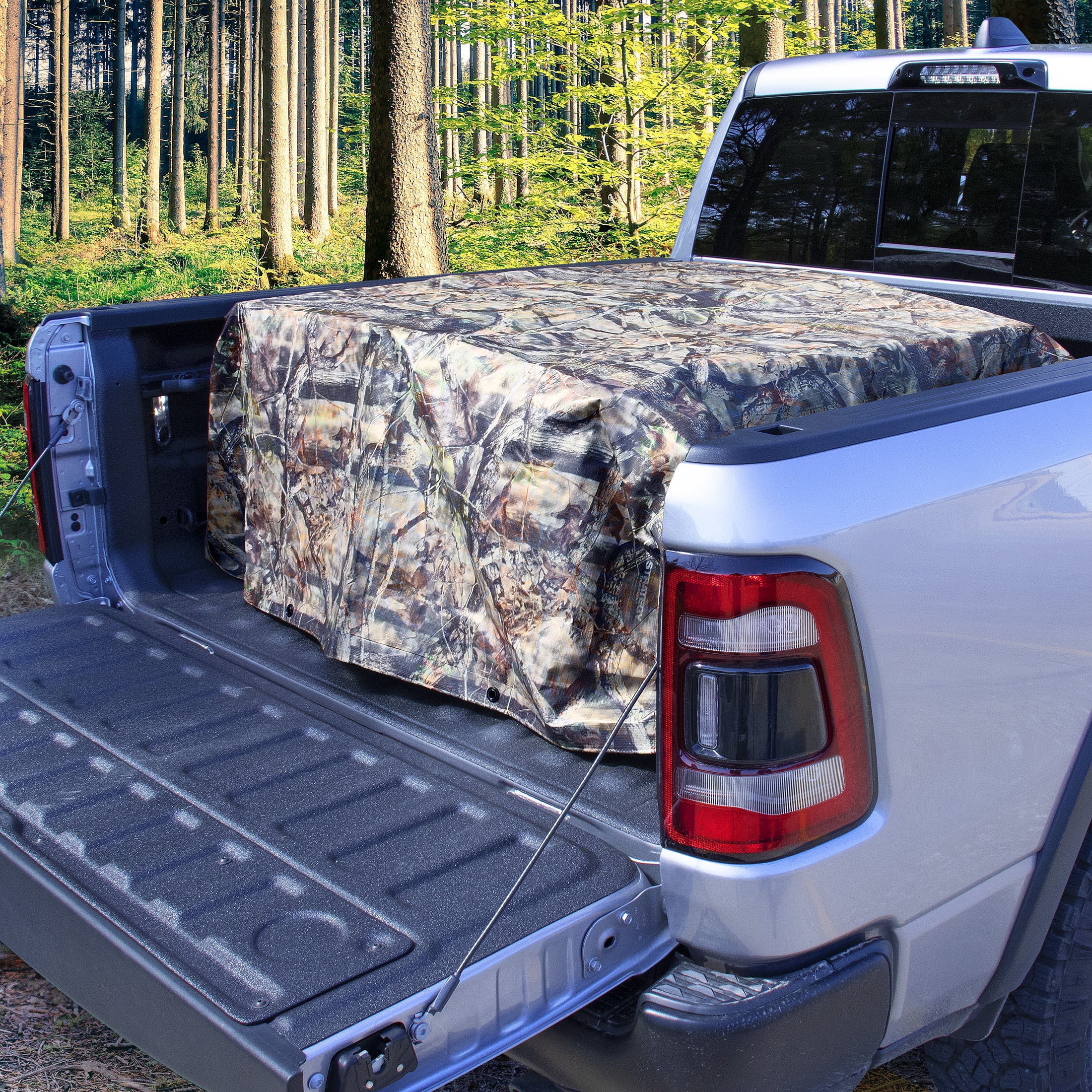 (2 pack) Strategy True Cover Weather Resistant All Purpose Polyethylene Camo Tarp 8’ x 6’