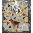 thumbnail image 2 of German Shepherd Pawprints Baby Bib, 2 of 3