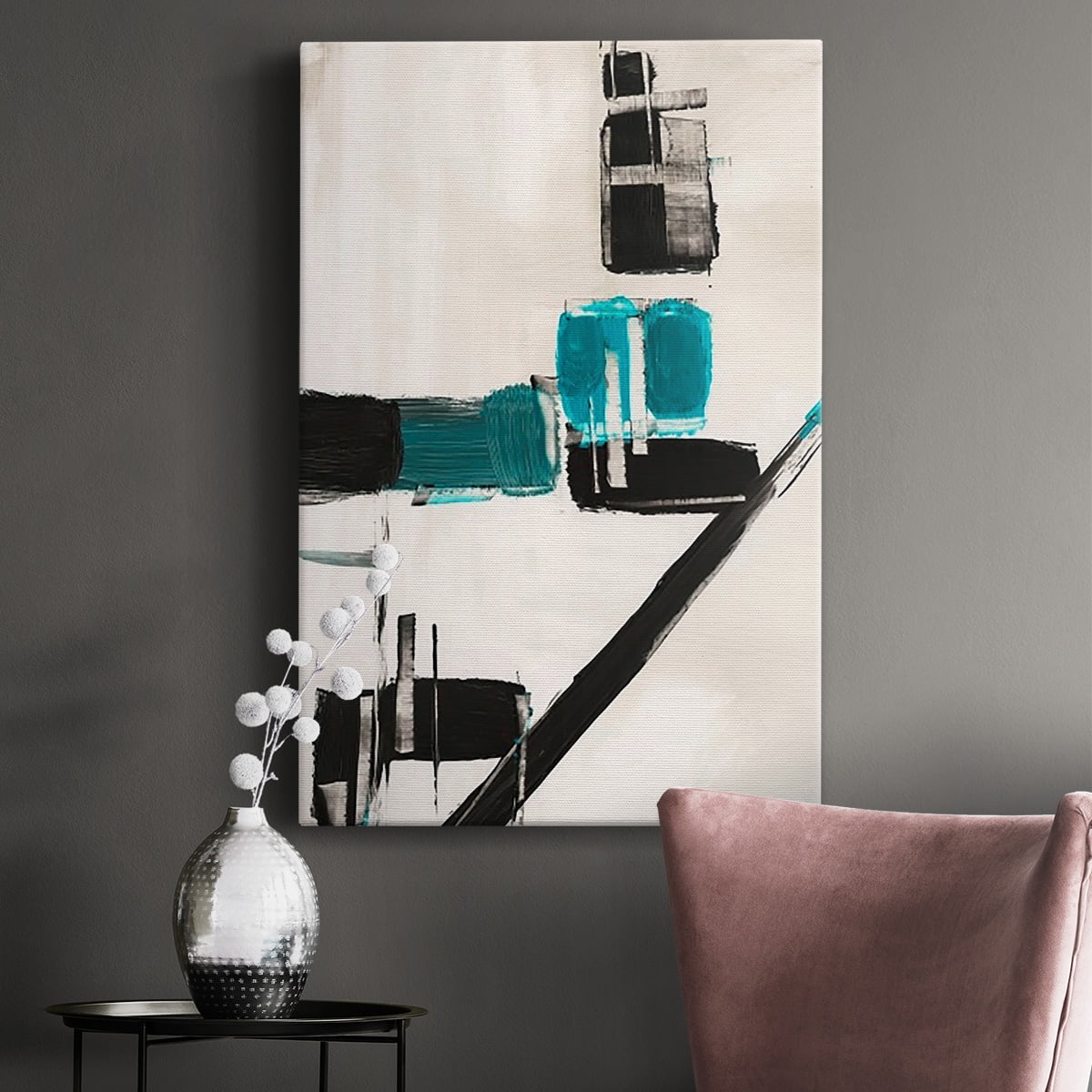 Geometry Notes I Premium Gallery Wrapped Canvas - Ready to Hang