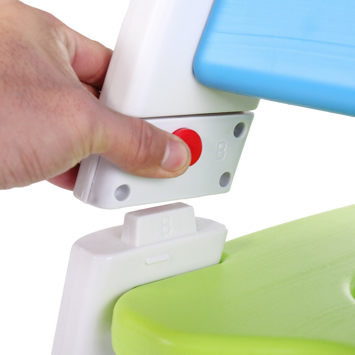 Kepooman 3 in 1 Baby High Chair, Adjustable Convertible Play Seat Booster Toddler with Feeding Tray - Green Kepooman 3 in 1 Baby High Chair, Adjustable Convertible Play Seat Booster Toddler with Feeding Tray - Green