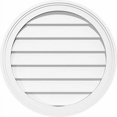 thumbnail image 2 of Ekena Millwork GVPRO36X3602SN Round Surface Mount PVC Gable Vent, 36"W x 36"H, Factory Primed White, 2 of 4