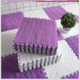 thumbnail image 3 of 10 piezas/lote de alfombrillas de felpa para niños, rompecabezas para bebés, alfombras de espuma Eva para niños, alfombrilla para jugar para bebés, alfombrilla para mantener el calor, 30 x 30 x 0,6, 3 of 5