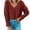 Brown, variant on Dtydtpe cropped sweater Womens V Neck Knt Cropped Top Long Sleeve Pullover Short Crop Sweater sweaters for women