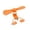 Orange, variant on 2-in-1 Mini USB Phone Fan, Quiet Portable Cool Fan for iPhone Type-C, Multi-Color Green