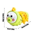 thumbnail image 2 of Wind Up Caterpillar Toys, Walking InchwormEducational Toy, Easter Gifts for Birthday , Party Favors Desk Ornament Decoration , Pink, 5.5 inch, 1Pcs, 2 of 5