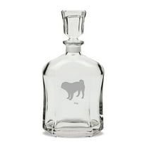 Pug 23.75 oz Classic Whiskey Decanter