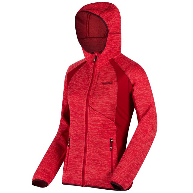Regatta - Chaquetilla polar con cremallera y capucha modelo Willowbrook III para mujer (Escarlata/Ponche) Regatta UTRG2386_P
