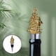 thumbnail image 5 of Tapón de botella de vino con forma de animal, hermético, a prueba de fugas, decoración universal, accesorios de zinc Tapón de uva dorado, 5 of 8