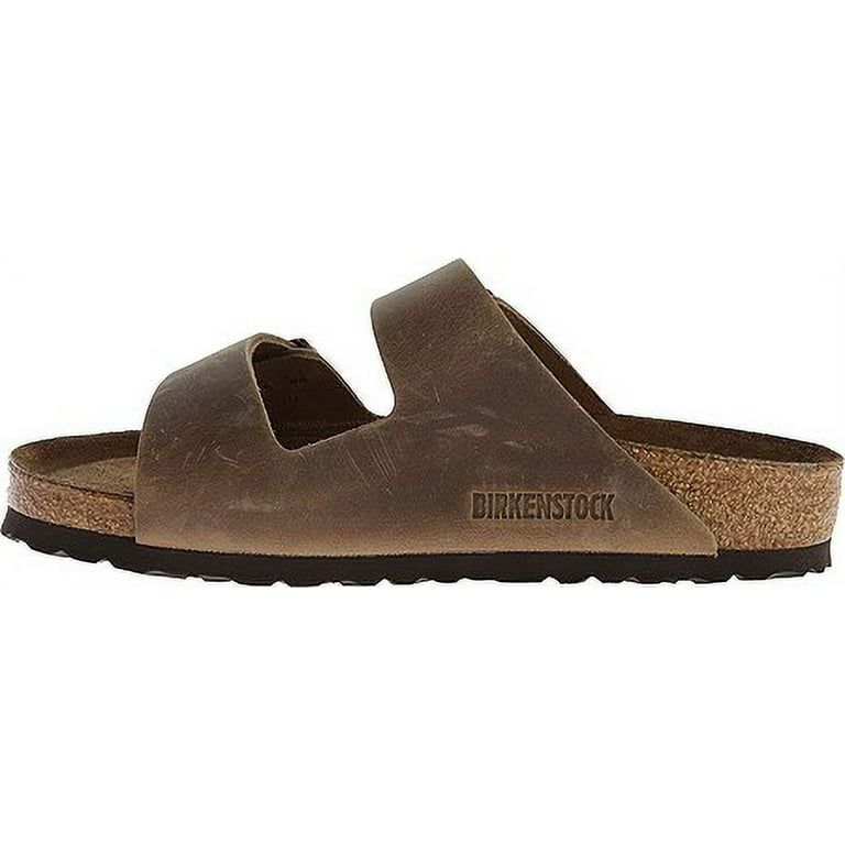 Birkenstock 552811 Men's Arizona Soft Footbed Sandals Tobacco Brown Oiled Nubuck