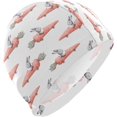 thumbnail image 1 of FYBTO Swimming Cap Bunny Cartoon Animals Carrots Rabbit Unisex Adult FYBTO Polyester, 1 of 4