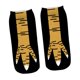 thumbnail image 5 of Calcetines de pies de pollo calcetines que absorben calcetines de tobillo para el festival deportivo de viaje de viaje Negro Amarillo, 5 of 8