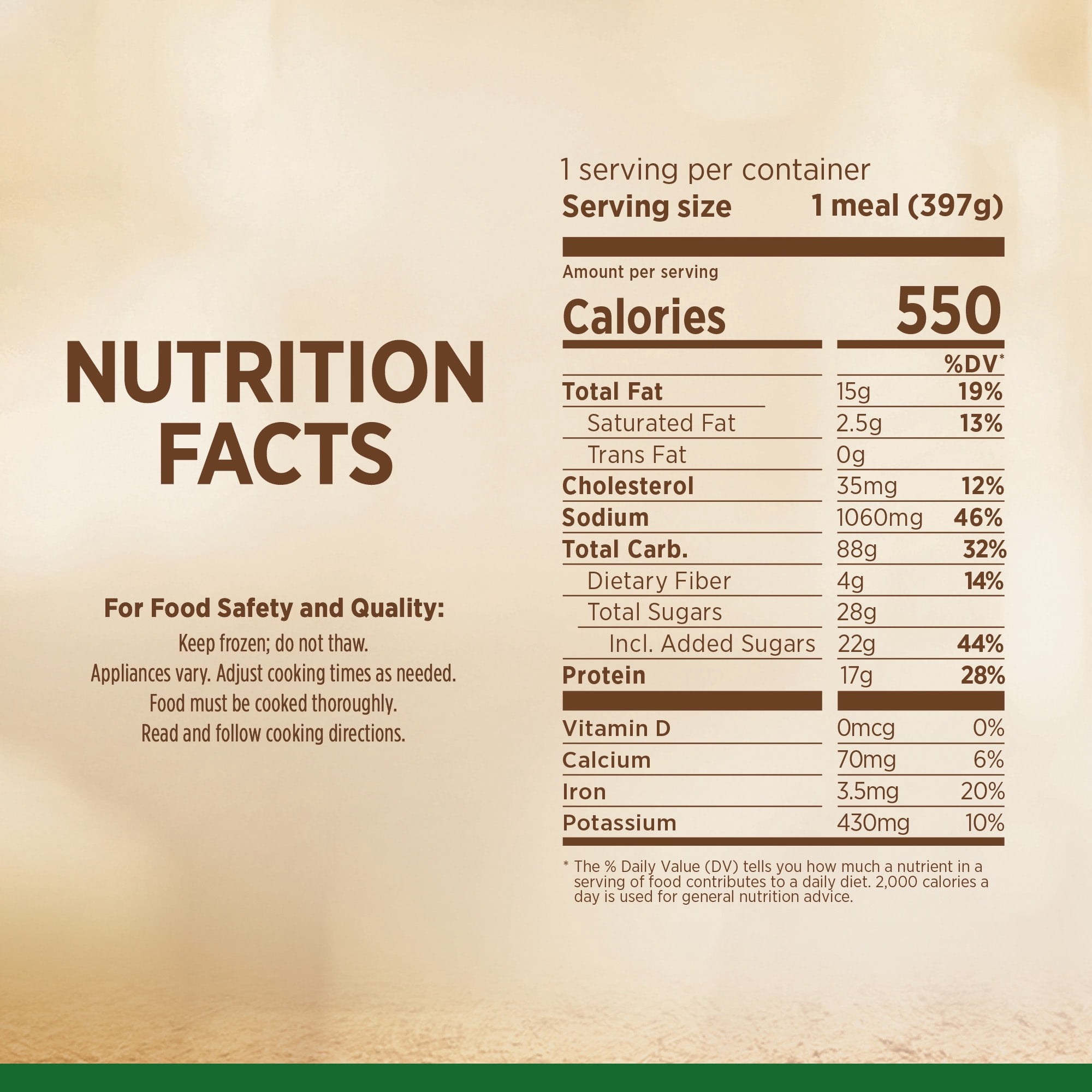 Marie Callender’s Sweet & Sour Chicken, Frozen Meal, 14 oz.