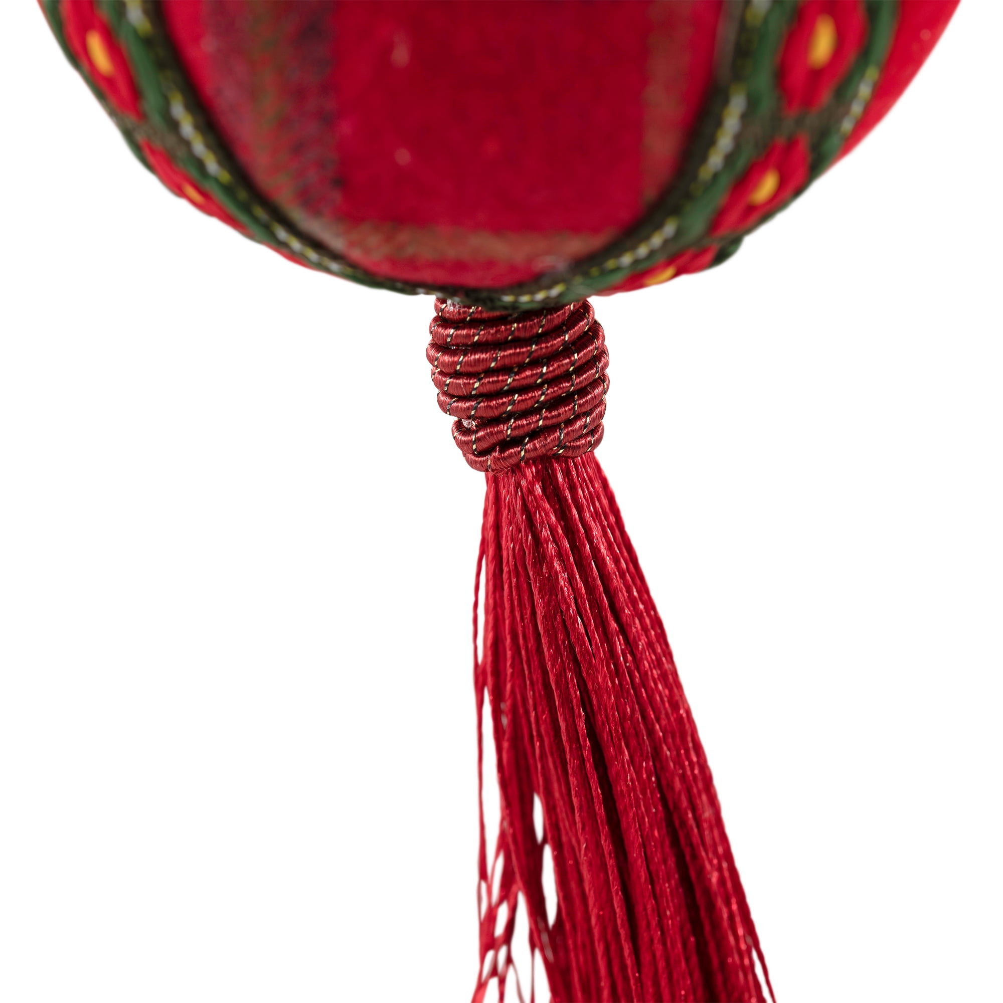 Northlight Jingle Bell Plaid Christmas Ball Ornaments - 2.75" - Set of 4 - Red and Green