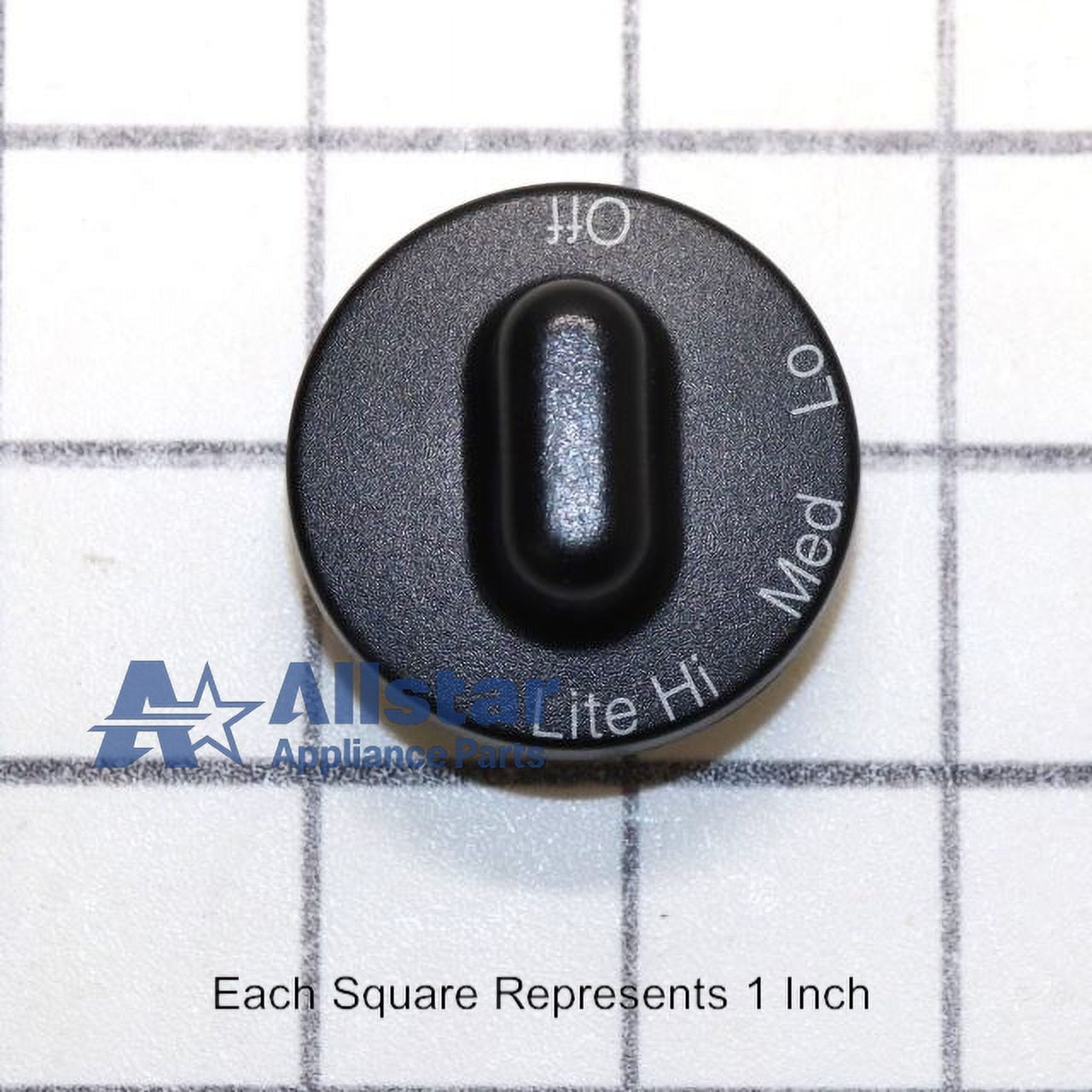 Whirlpool Range/Stove/Oven Control Knob WP71001641