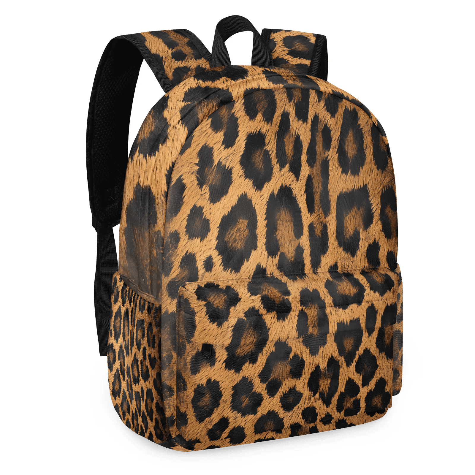 Herdesigns Leopard Print Backpack for Men Women, Lightweight Laptop Backpack 16.3 Inch Wild Safari Skin Pattern Casual Daypack for Travel Work Commuter