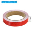 thumbnail image 2 of Uxcell Reflective Tape, 0.8"x33FT Waterproof High Visibility Warning Tape, Red, 2 of 6