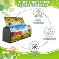 thumbnail image 3 of Flying Butterflies and Sunflowers Mailbox Covers Magnetic Standard Size,Spring Summer Floral Magnetic Mailbox Covers Mailbox Wraps Post Letter Box Cover for Holiday Outside Yard Decor 18"x21", 3 of 6