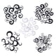 thumbnail image 5 of Tapones de oreja Zulema 9 pares de estiramiento 14G-00G negro, 5 of 5