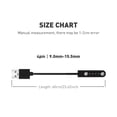 thumbnail image 2 of CNKOO Smart Watch Magnetic Fast Charging Cable - USB to 4-pin Connector  Compact and Durable  Perfect for Travelers  Black  23.62inch Wire Length  Magnetic Design. Available in 7.62-14.3m, 2 of 7