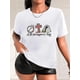 thumbnail image 1 of Women's Easter-Themed Graphic Tee - Soft & Stretchy Polyester Blend, Casual Round Neck Short Sleeve Shirt in Multiple Colors Tee For Adult, Men, Women, Teen, Teenager, Adolescent, Youth, 1 of 8