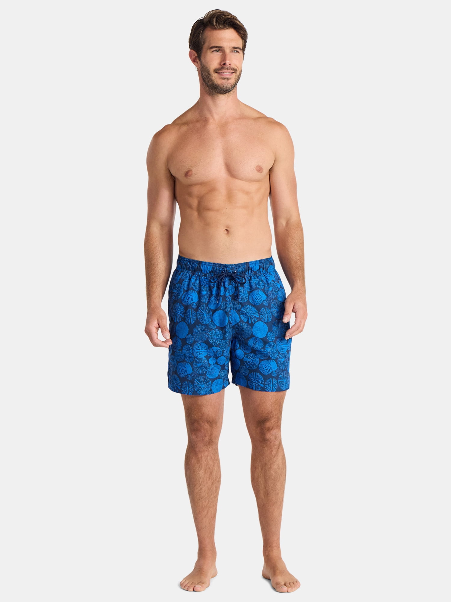 George Men's and Big Men's Swim Trunks, 6'' Inseam, 2-Pack, Sizes S-3XL