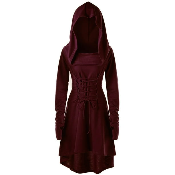Vestidos para mujer Vestido para mujer Vestido de terciopelo Manga larga Cuello redondo Color sólido Vestidos de festival con