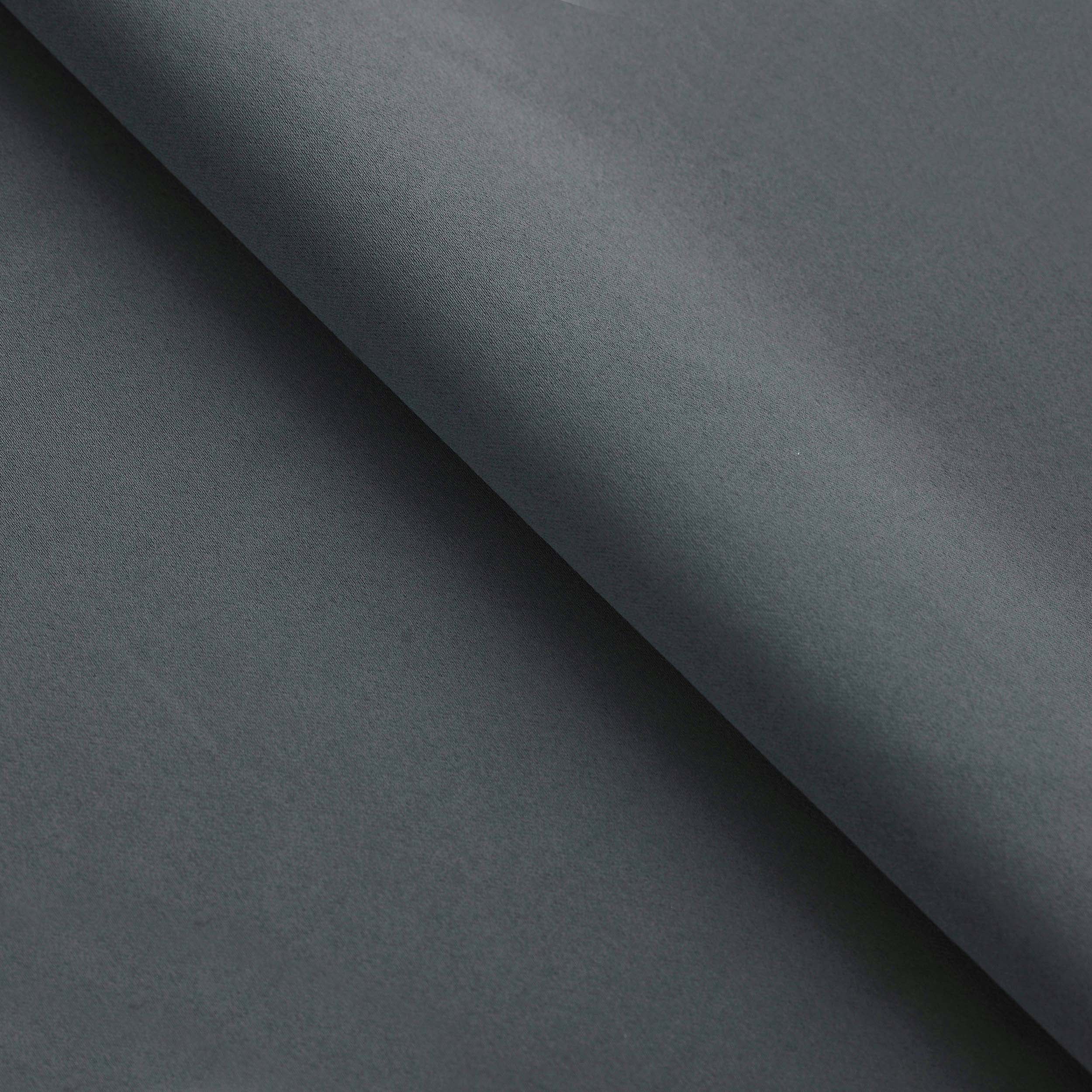Superior Blackout Solid Light Filtering Grommet Curtain Panel Set, 46" x 84", Grey