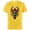 Yellow, variant on Marvel Studios Deadpool & Wolverine with Claw-Slashed Logo - Short Sleeve Cotton T-Shirt for Adults - Customized-Black