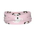thumbnail image 2 of Lsque Cute Kawaii Panda Pattern Sweatbands Sports Headband for Men & Women - Moisture Wicking Athletic Cotton Terry Cloth Sweatband for Tennis, Basketball, Running, 2 of 9
