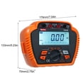 thumbnail image 3 of NJTY NJT T6110 1000V Digital Insulation Resistance Tester - 20GΩ Megohmmeter with Multi-Function Measurement for Insulation Resistance, Absorption Ratio, Polarization Index, AC Voltage, and Low, 3 of 6