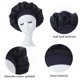 thumbnail image 5 of Gorros de Pelo para Dormir de Noche para Mujer Sombrero Sedoso Wdftyju de Satén de Doble Capa Cubierta Ajustable para la Cabeza Accesorios para Peinados Rizados para Prim, 5 of 8